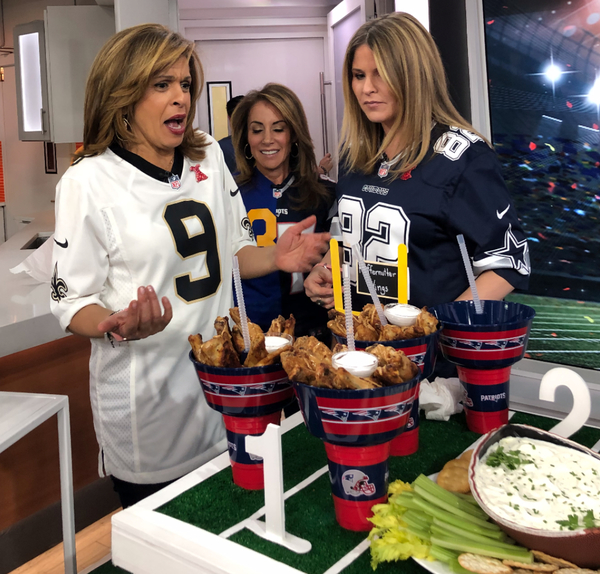 today show super bowl decorations